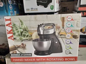 Akai Hand Mixer With Rotating Bowl 2 Years Warranty
