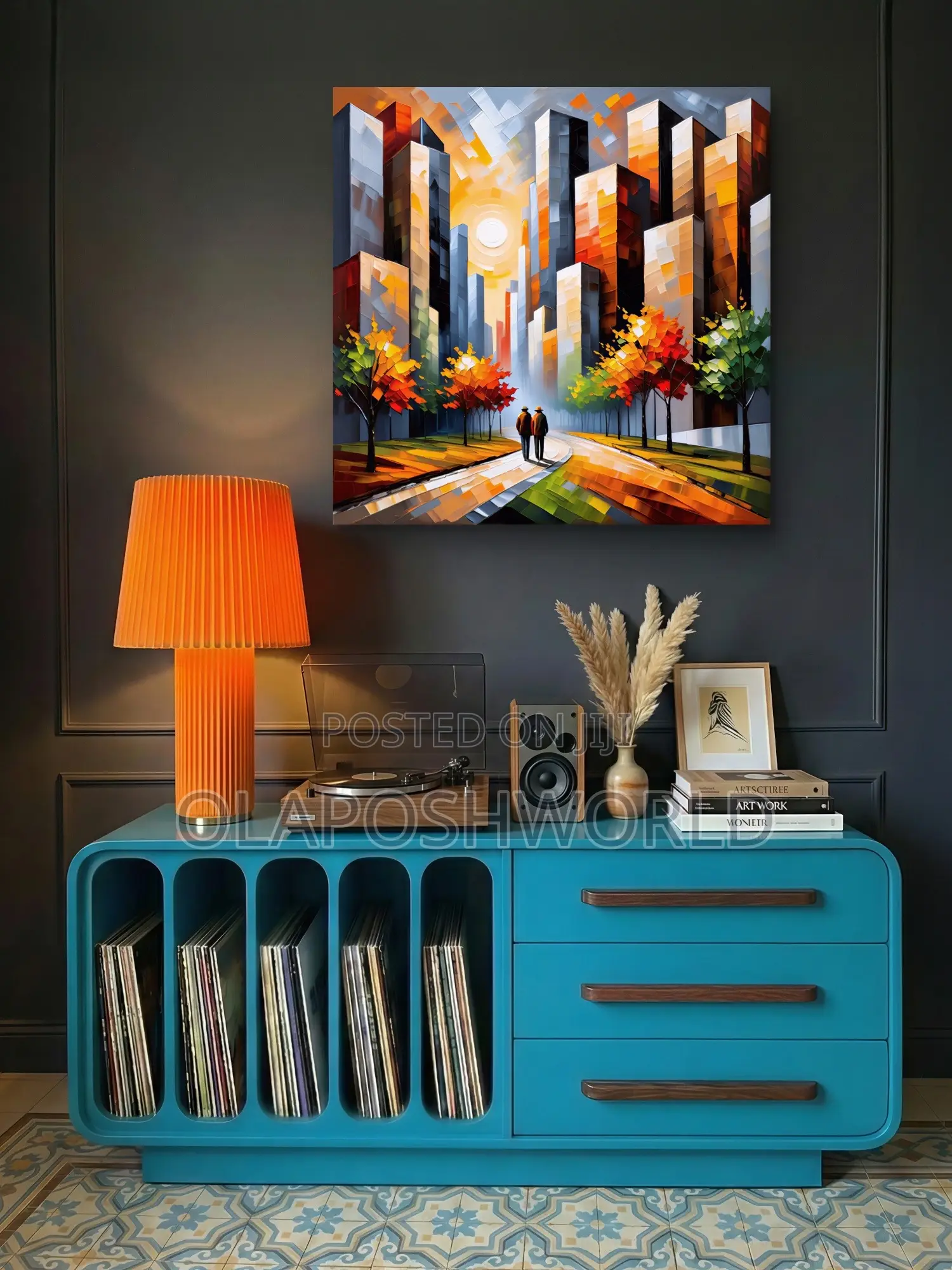 Skyscraper Canvas 1pcs Wall Art