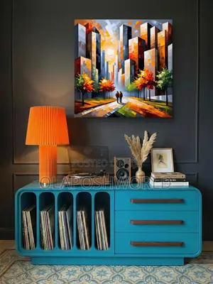 Skyscraper Canvas 1pcs Wall Art