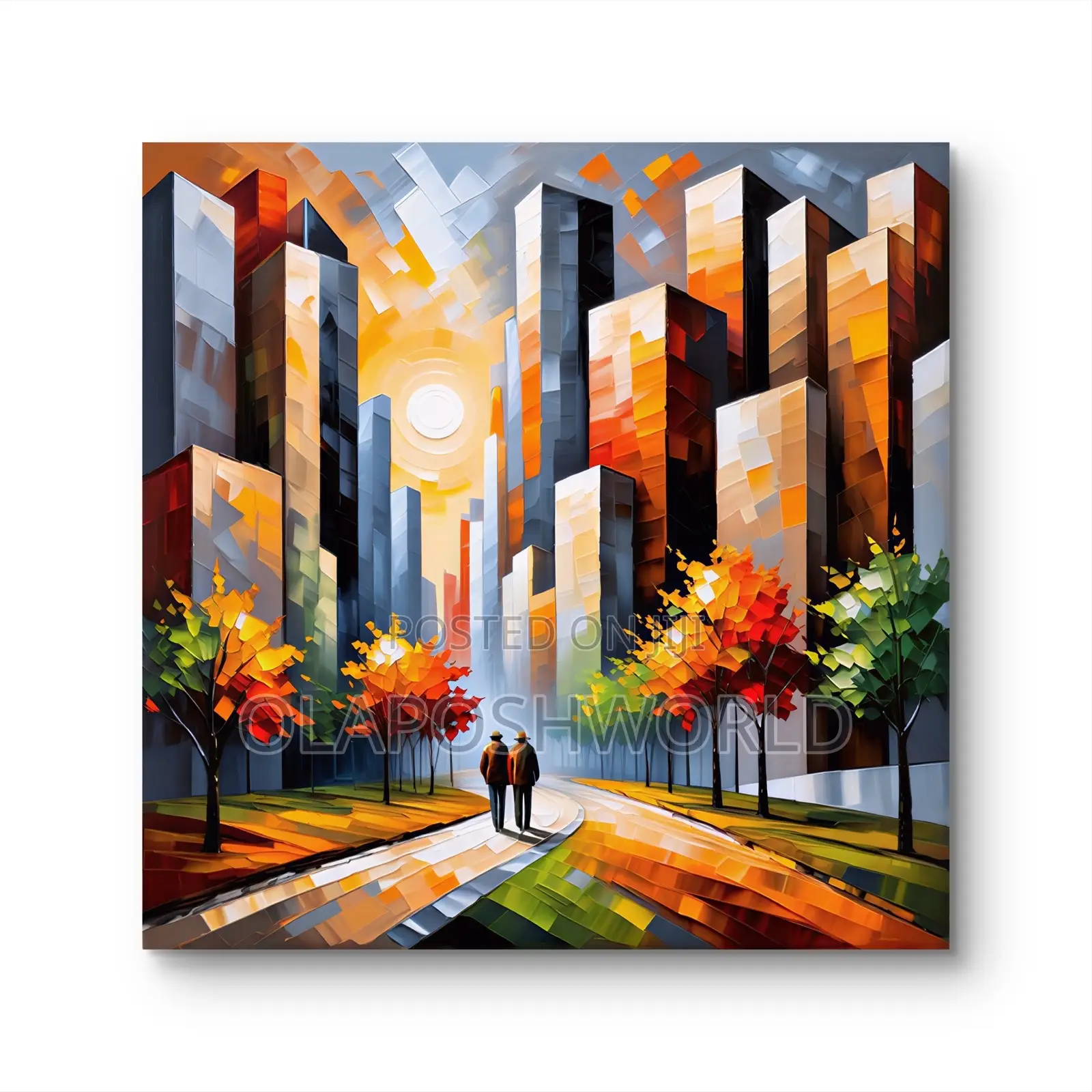 Skyscraper Canvas 1pcs Wall Art