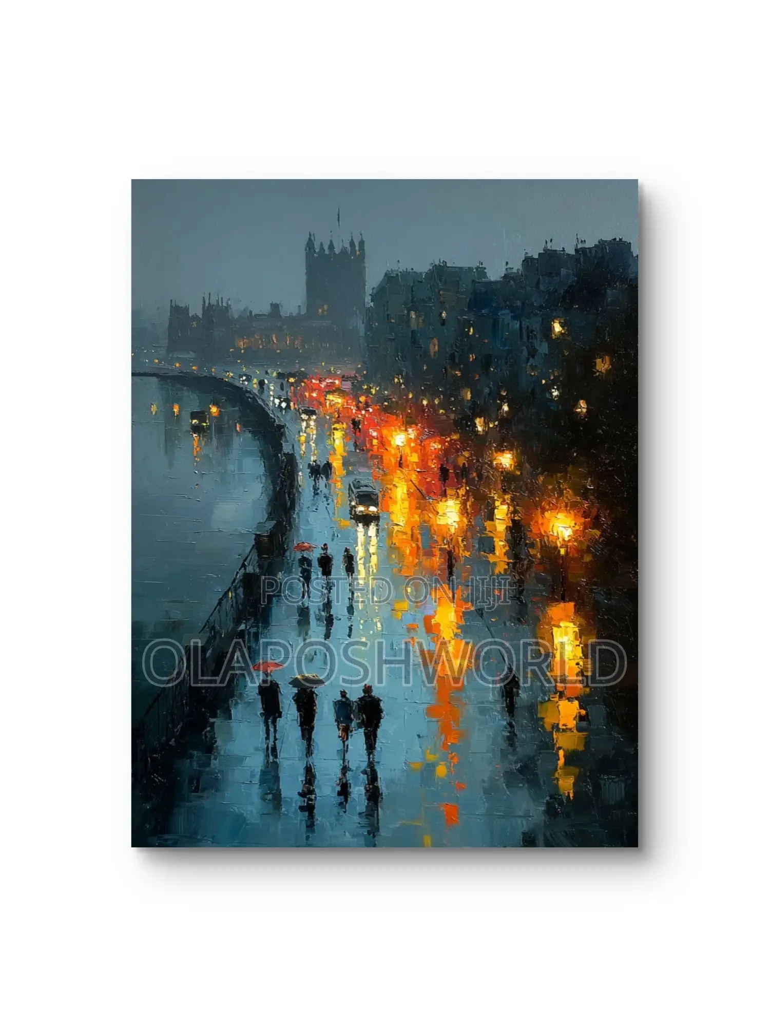 Night View Canvas Wall Art