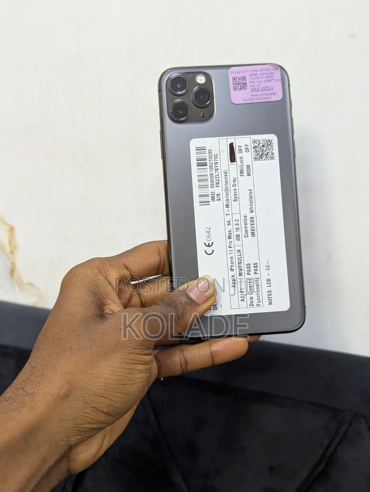 Apple iPhone 11 Pro Max 256 GB Gray