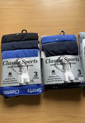 Men’S Classic Sports 3 in 1 Boxers Shorts