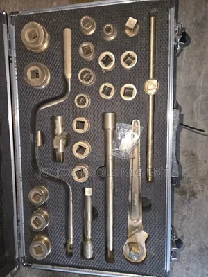 Brass Socks Set 1/2" 3/4" 1" Dr Non Spark Tools