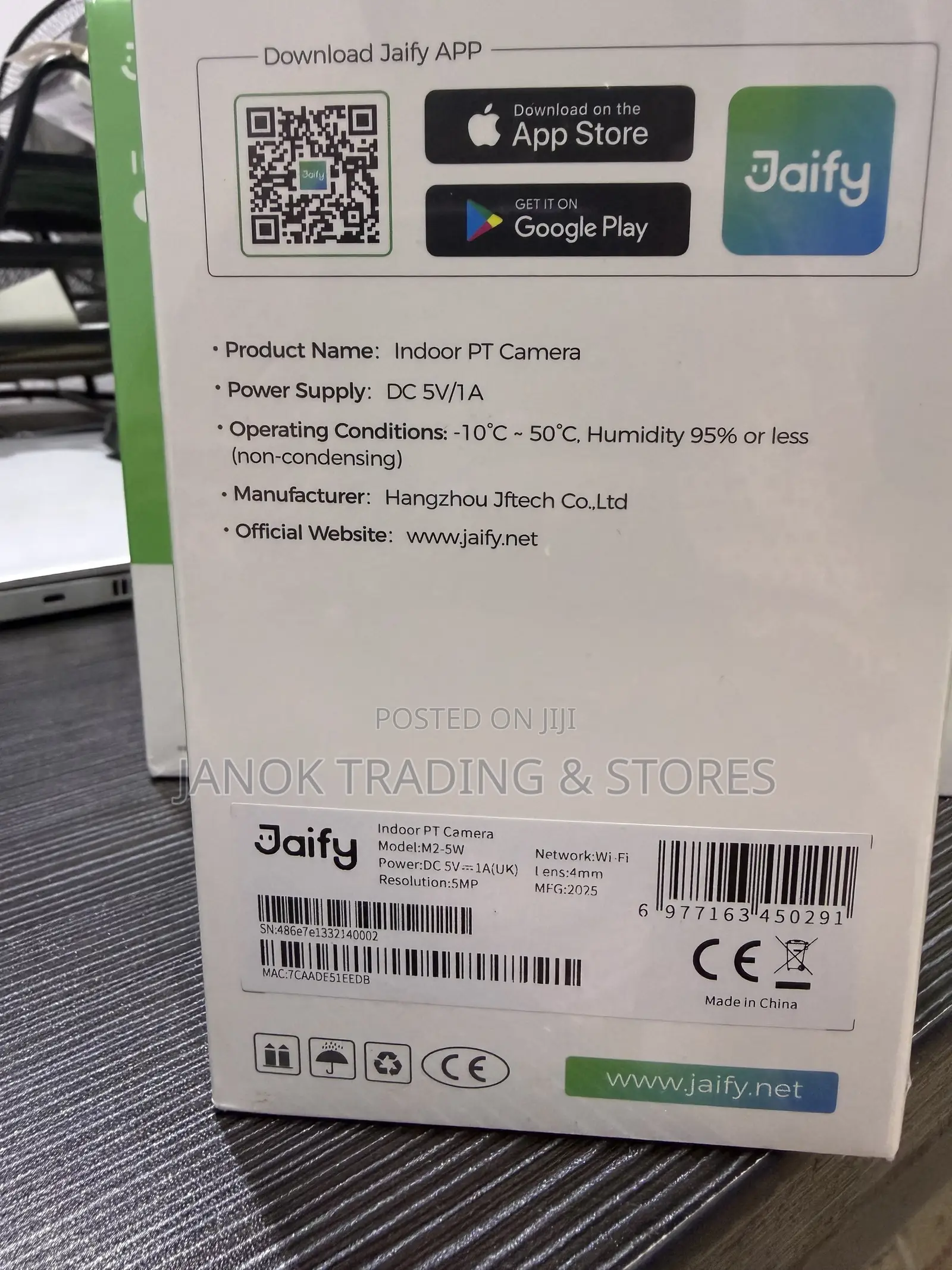 5mp Jaify Indoor Pt Camera M2 (M2-5w)