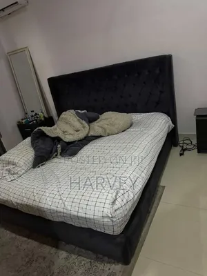 King Size Bed With Two Drawers and With Orthopedic Spring Mattress