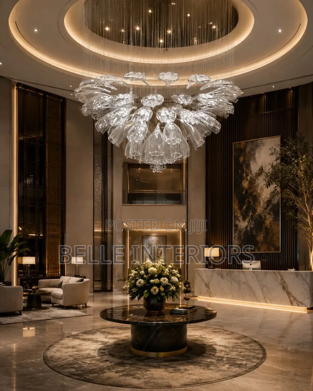 Mondern Luxury Crystal Led Chandelier