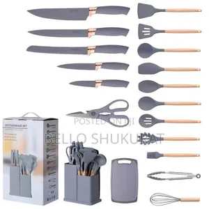 Silicon Kitchen Spoon With Knife