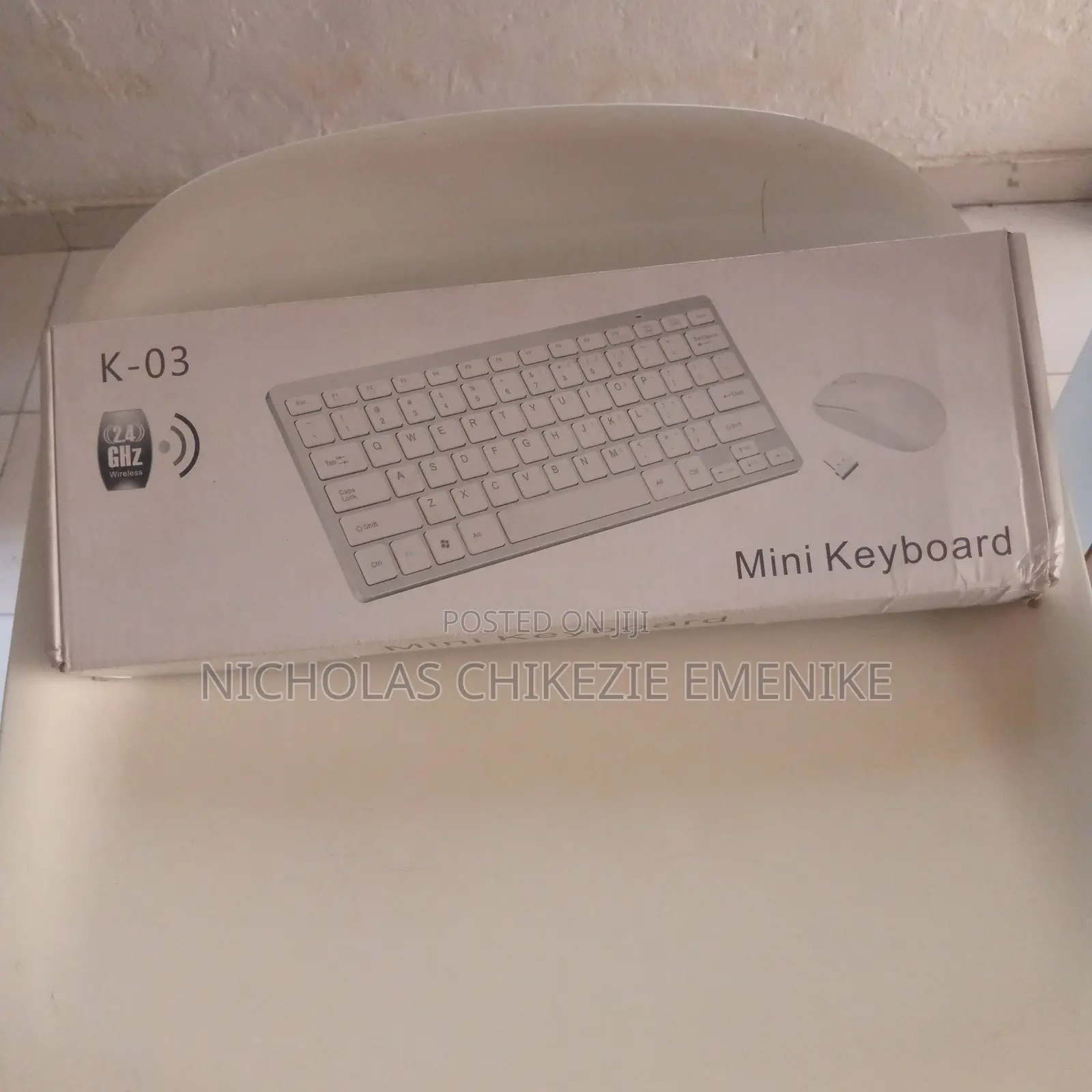 Mini Keyboard and Mouse Black