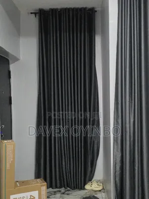Ceiling To Floor 8 Gray Curtains + 4 White Curtains