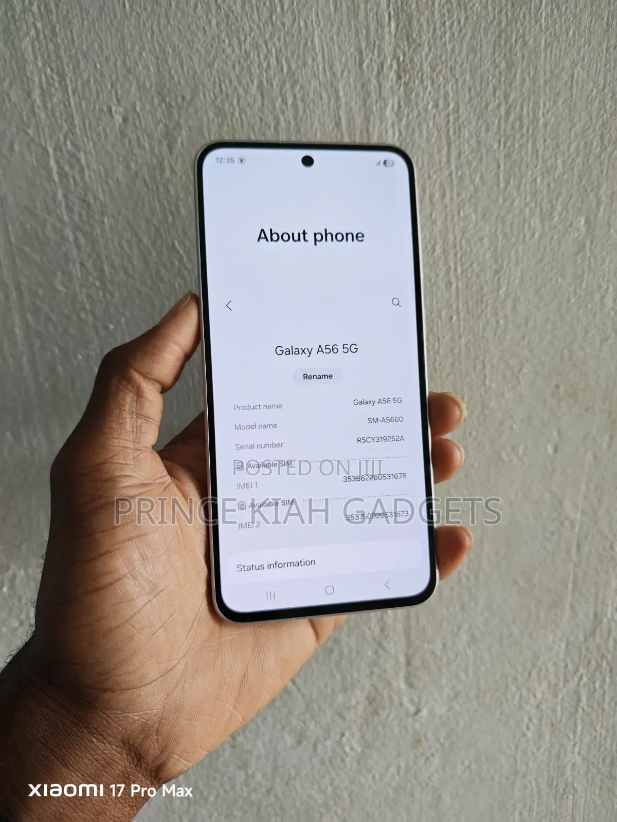 Samsung Galaxy A56 256 GB White