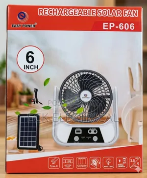 Desktop Rechargeable Solar Fan