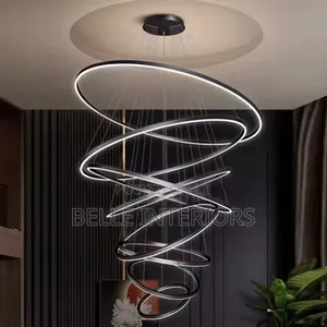 Modern Ring Stair Led Light Pendant