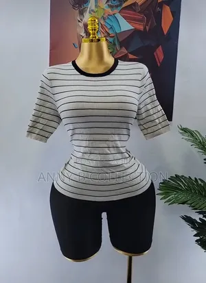 Stripped Ladies Top
