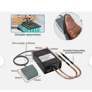 8000w High Power Double Pulse Spot Welding Machine-With Foot Pedal