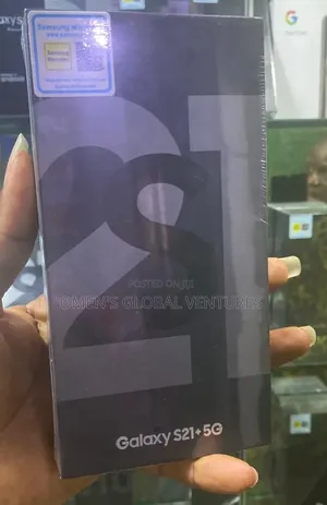 New Samsung Galaxy S21+ 5G 256 GB Black
