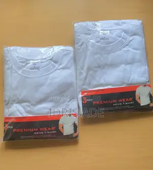 Premium Wear Branded 3-Pack of Men's Crew Neck T-Shirts.
