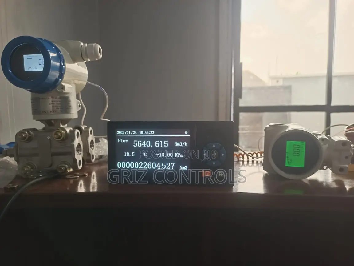 Griz Controls Pitot Tube Differential Pressure Flow Meter System
