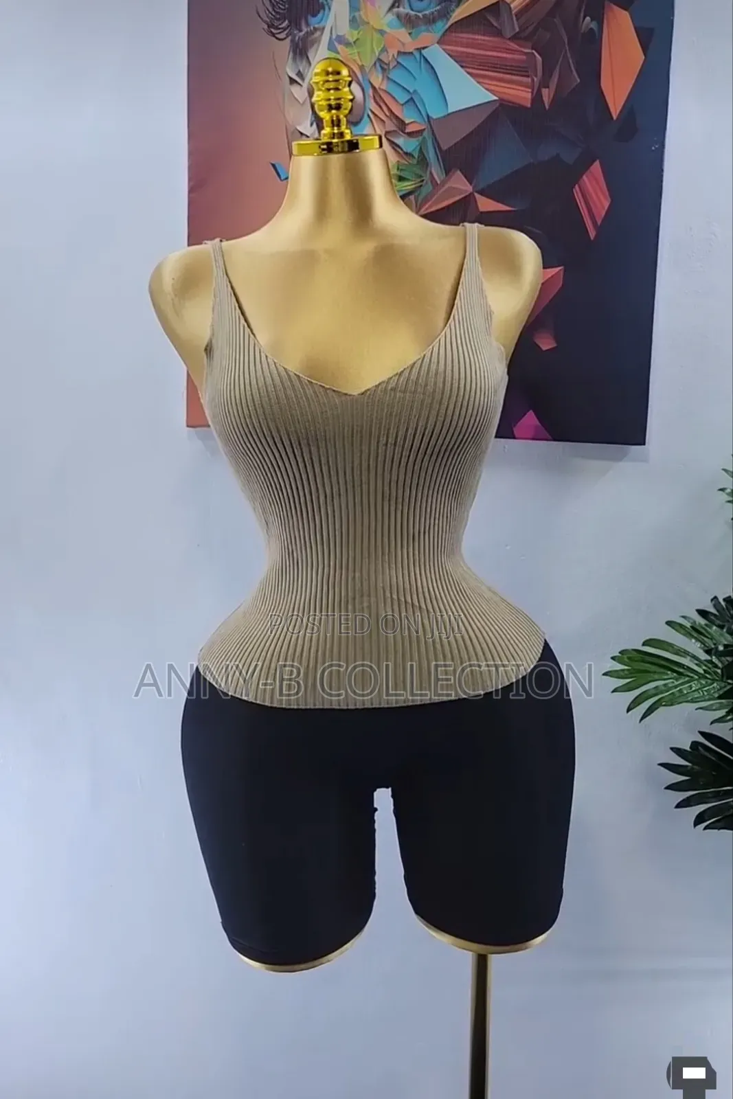 Ladies Knit Singlet Tops