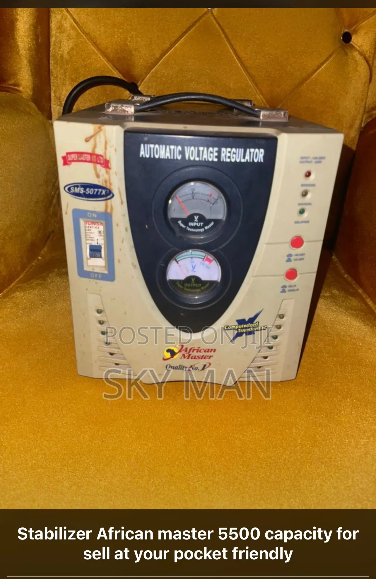 Stabilizer 5500 Capacity