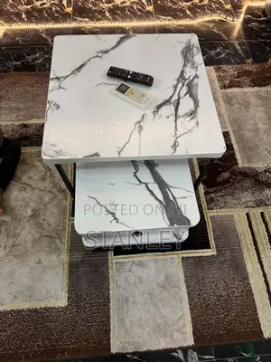 2in1 Faux Marble Center Table