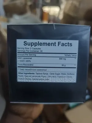 Advanced Liposomal Nad+ With Resveratrol Capsules