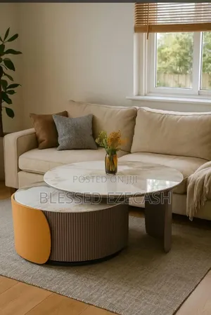 Very Good Quality Marble Center Table by Set