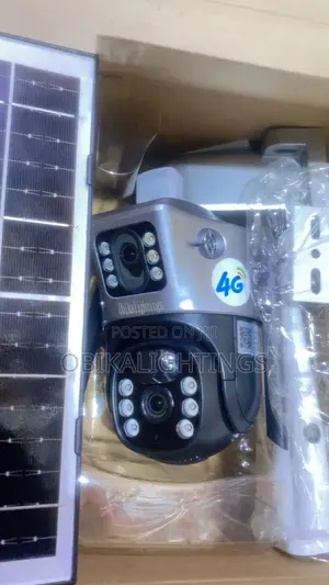 V380 Dual Lens Solar Camera