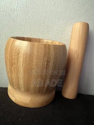 Wooden - Bamboo Mini Mortal and Pestle