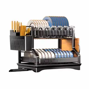 Multi-Functional Dish Drainer Kitchen Sink Organizer
