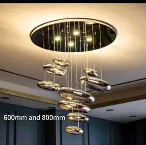 Modern 800mm Led Crystal Ball Pendant Chandelier – Luxury