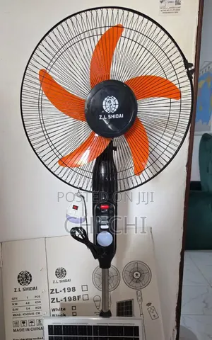 16 Inches Powerful Rechargeable Solar Fan – Long Battery Life