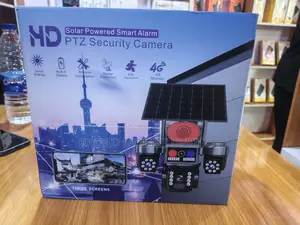 Hd Solar Powered Smart Alarm PTZ Security Camera 4g