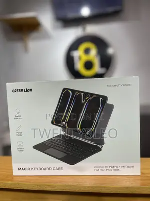 Green Lion Magic Keyboard Case for iPad Pro 11” M4(2024) M5(2025)