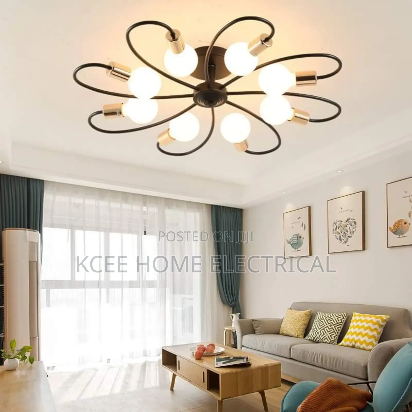 Modern E27 Suspended Ceiling Chandelier Light for Living Room