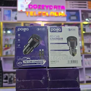 Poga Car-03 67w Pd Car Charger With Dual Ports