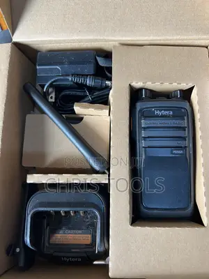 Hytera Pd502i Digital Mobile Radio In Black.