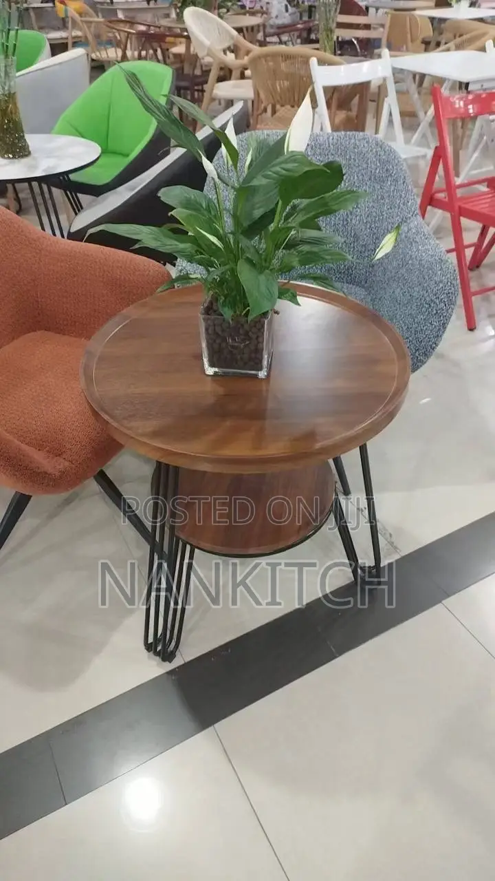Double Small Round Coffee Table