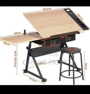 Drawing Board With Stool 70*100 Cm