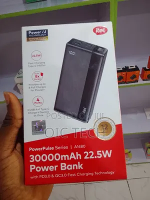 Itel Powerpulse Series 30000mah 22.5w Power Bank