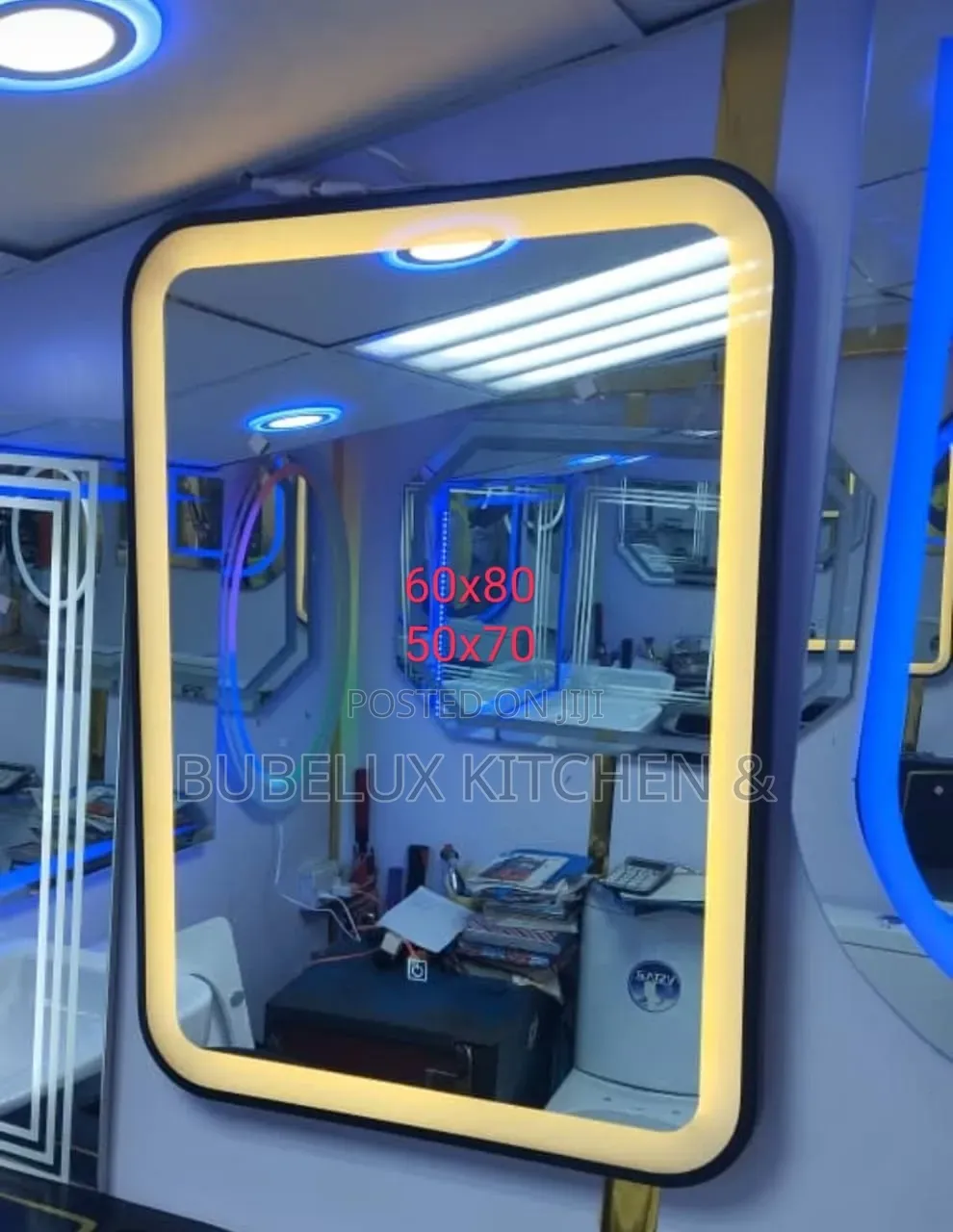 *Title:*
Led Touch Bathroom Mirror 60x80 50x70–Modern Lighted Mirror