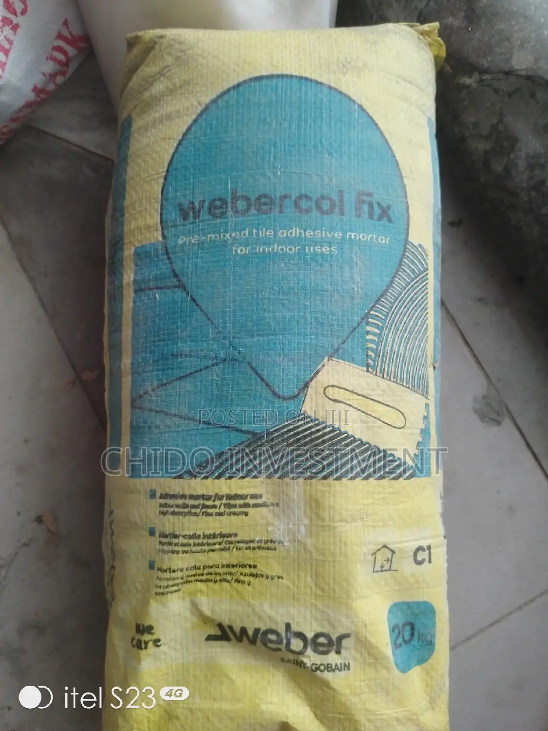 Weber Tiles Glue Fix