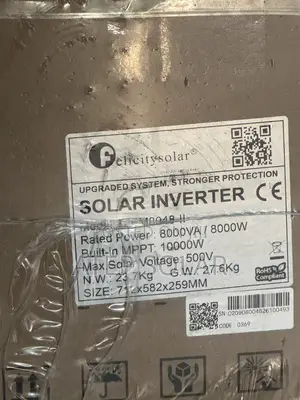 8kva Felicity Hybrid Inverter (Ivem)