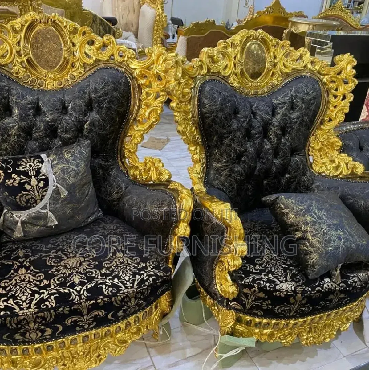 Luxury Egyptian Sofa Set