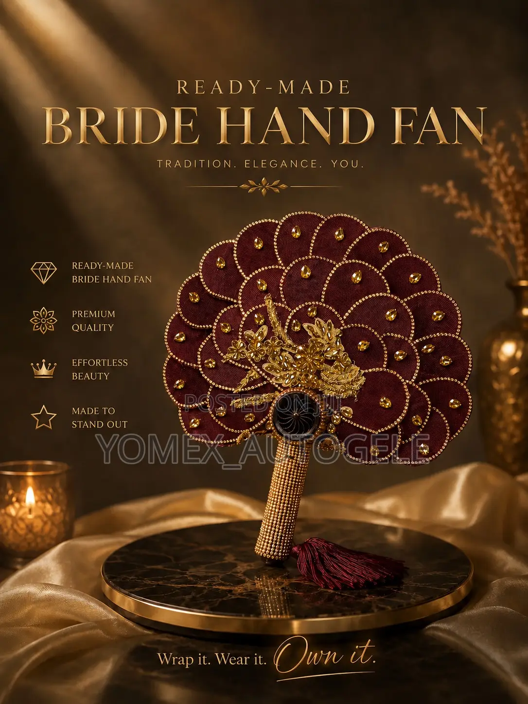 Bridal Handfan