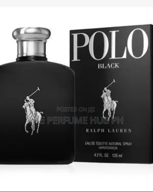 Ralph Lauren Polo Black Eau De Toilette 125ml for Men Boxed