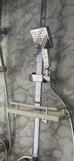 Square Chrome Shower
