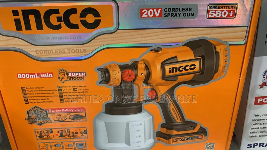 Ingco 20v Cordless Spray Gun MCH