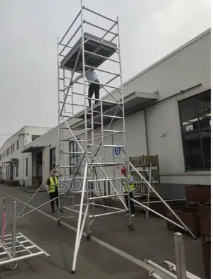 Aluminium Mobile Scaffold (Complete) 12m