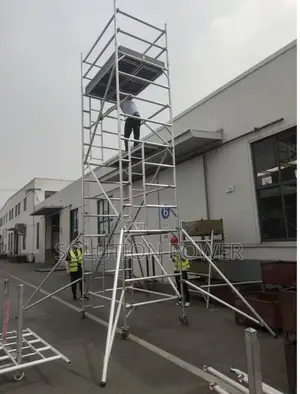 Aluminium Mobile Scaffold (Complete) 12m